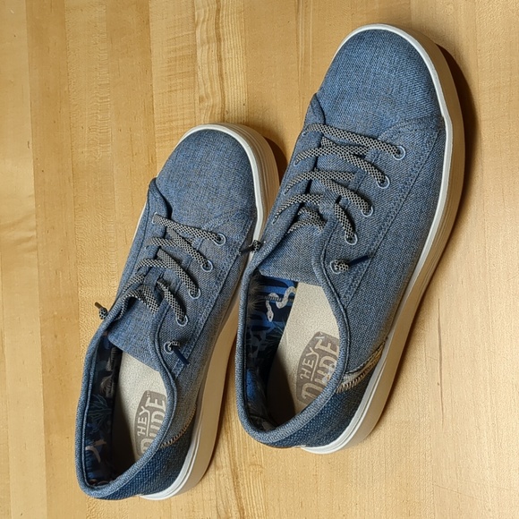 Hey Dude women 9 Cody Craft blue - Picture 1 of 6